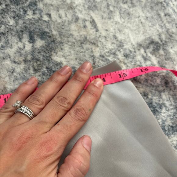 NWT Wild Fable Satin Pull On A-Line‎ Mini Skirt Silver Gray Women's Size Small - Picture 9 of 10